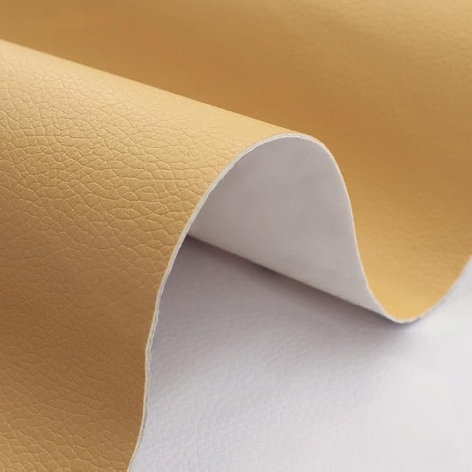 20 X 197 Inches Leather Repair Kit for Furniture, Waterproof Leather Tape Patch Couch Covers Car Seat Repair Self Adhesive Leather Repair Kit (Khaki)