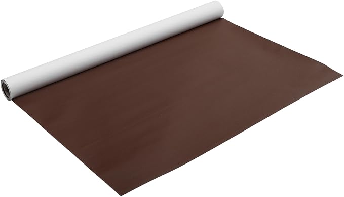 Self Adhesive Leather Repair Patch Strong Stickiness 19.6"x39" Leather Repair Tape PVC Faux Leather Red Brown 1 Pcs