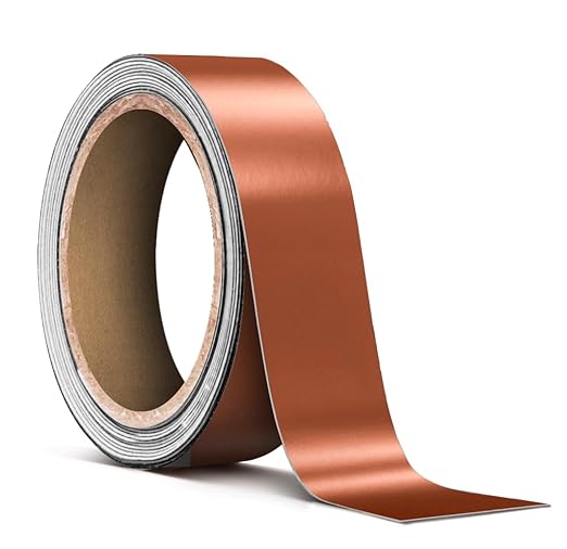 VViViD Satin Rose Gold Chrome Powder Metallic Pinstripe Vinyl Tape Roll (1” x 25ft)