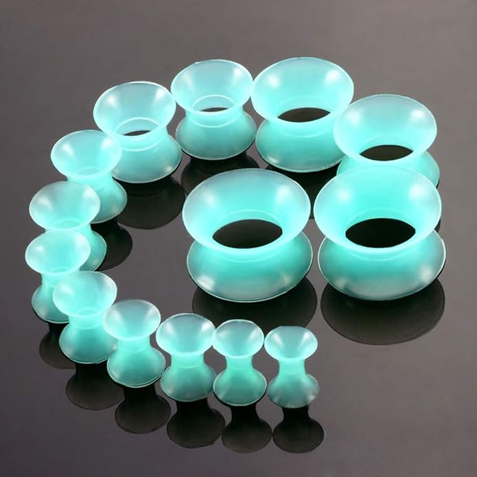 JieyueJewelry 50/54 Pieces Ear Stretching Kit 14G-00G Acrylic Tapers and Plugs + Silicone Tunnels - Ear Gauges Expander Set Body Piercing Jewelry