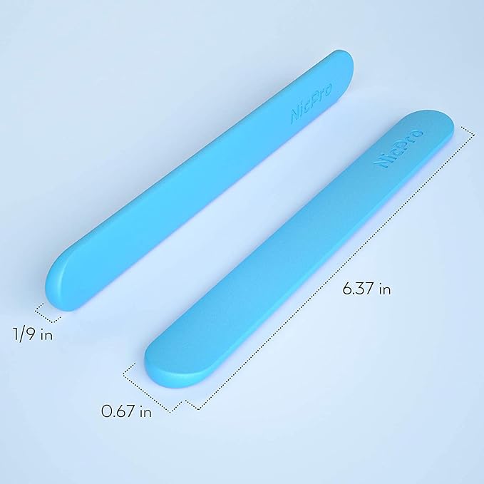 Nicpro Silicone Stir Sticks Kit - 2 PCS Resin Popsicle Sticks & 2 PCS Spatula Scraper for Mixing Resin, Wax, Paint, Epoxy, DIY Crafts