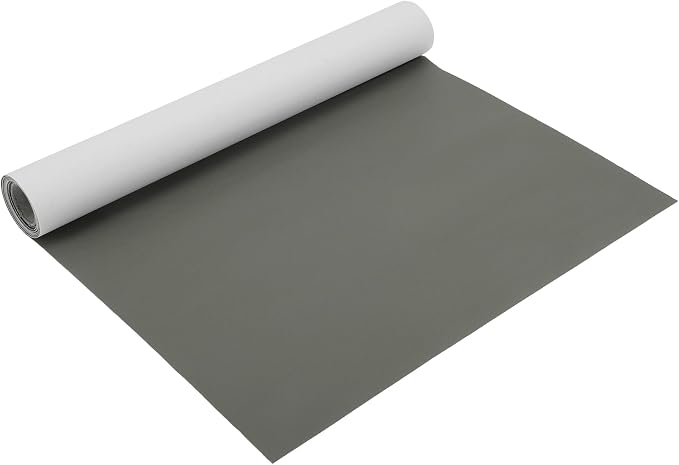 Self Adhesive Leather Repair Patch Strong Stickiness 39"x11.8" Leather Repair Tape PVC Faux Leather Deep Gray 1 Pcs