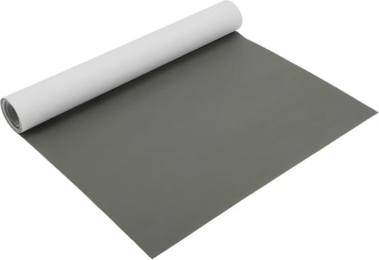 Self Adhesive Leather Repair Patch Strong Stickiness 39"x11.8" Leather Repair Tape PVC Faux Leather Deep Gray 1 Pcs
