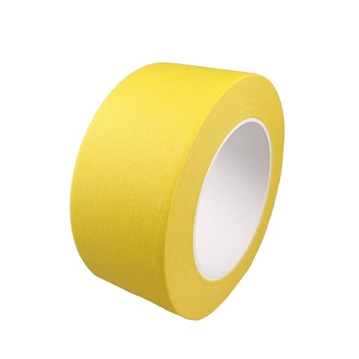 2 Inch Yellow Wide Masking Tape, 2 Inch X 55 Yard | Yellow Painters Tape