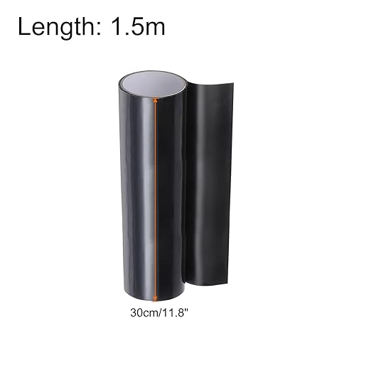 HARFINGTON Waterproof Patch Seal Tape 12" x5' Leak Repair Tape for Plastic Bucket/Basin Hoses Duct Pipes, Black