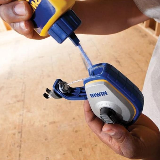 Irwin Tools Strait-Line 1932887 IRWIN Speedline Pro Chalk Reel, Blue