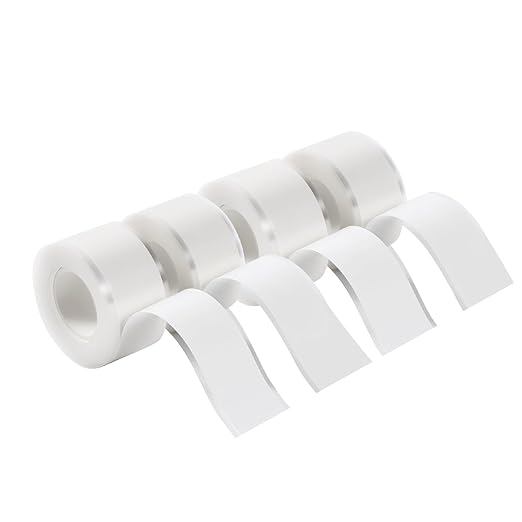 4-Pack White Self Fusing Silicone Tape (40 Ft Total) - Waterproof Plumbing Repair Tape for Leaking Pipes & PVC - Marine Grade Rubber Sealant for Boat Rigging - Residue-Free & Easy-Peel Liner