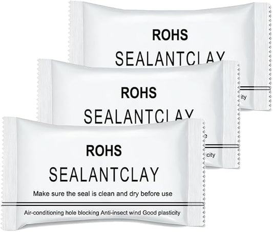 3 Pack Waterproof Sealant Mastic, Sealing Mastic Quick Mending Mud For Air Conditioning Repair, Wall Hole Filler Putty For Wall Holes Repair Sealant Clay