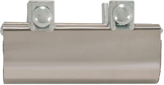 Eastman 6 Inch Pipe Repair Clamp, 1-1/2 Inch IPS Connection, Stainless Steel, 45197