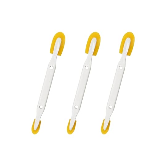 Caulk Caulking Silicone Sealant Finishing Tool (4-Size)- Ideal for DIY, Waterproofing, Grouting. Durable Urethane Rubber Design, Scratch Prevention (Two-Way (S) 3P)