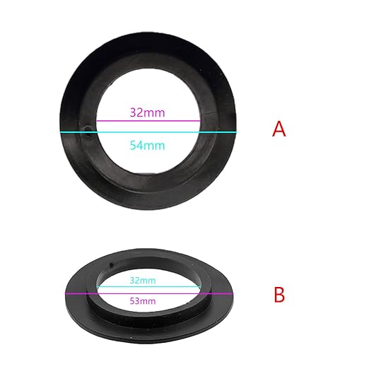 Assorted Basket Washers - Flexible Rubber Seals for Kitchen Sink Drain - 5pcs/Set - Simple Installs - Leak Proof Sink Seal