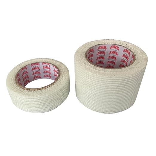 Fiberglass Drywall Joint Tape，Strong Self-Adhesive 100% Fiberglass Drywall Repair Tape for Wall Crack and Seam Patch,White (1.77inch x82feet)