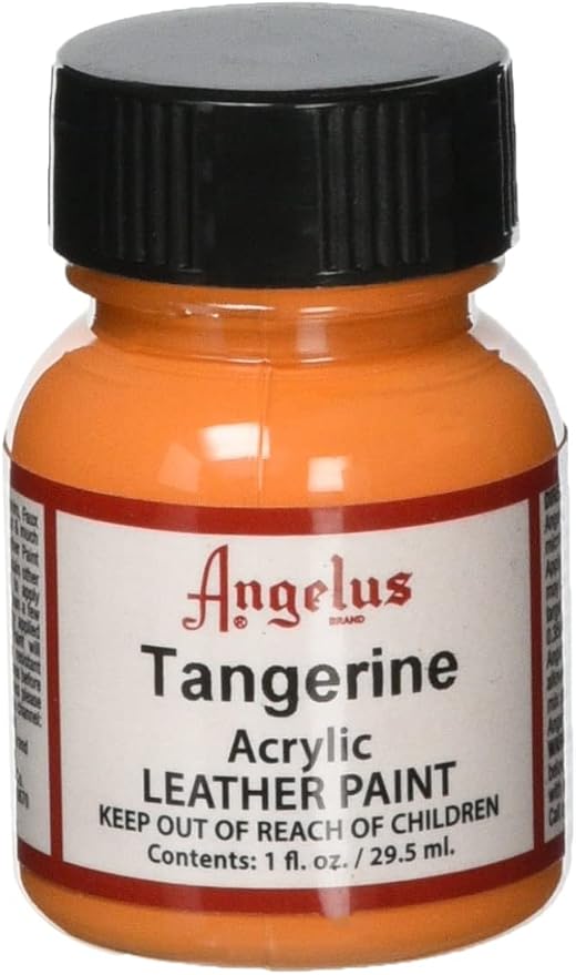 Angelus Acrylic Leather Paint, 1 Fl Oz (Pack of 1), Tangerine