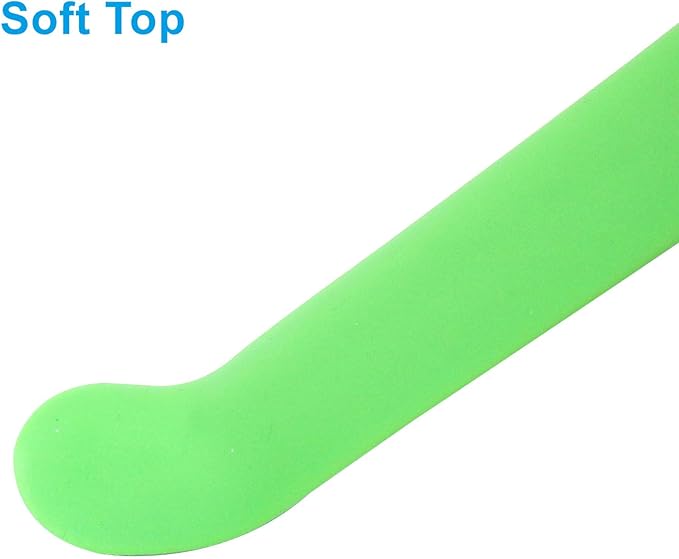 Hitefu 3 Pcs Silicone Jar Spatulas, Non-Stick Scraper Tools for Baking Cake & Spraying Butter Cream (Blue, Red, & Green)