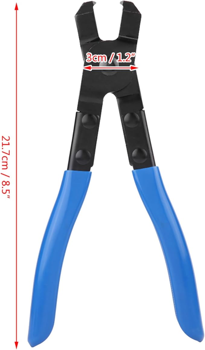 Clamp Pliers, Carbon Steel Universal Ear Type CV Boot Clamp Plier Professional Ear CV Joint Boot Clamps Band Tool Kit Auto Repair Tool Suitable for All Earless Type CVJ Boot Clamps