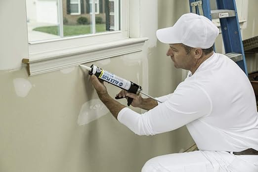 DAP Acrylic Latex Caulk with Silicone, White | Alex Plus | 10.1oz | Pack of 2
