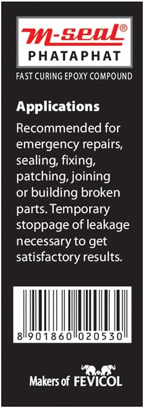MSEAL Pidilite M-Seal PHATAPHAT Fast Curing EPOXY Compound 4 x 25g