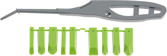 QWORK Caulking Tool Kit, Silicone Finishing Tools with 9 Interchangeable Pads for Tight Areas