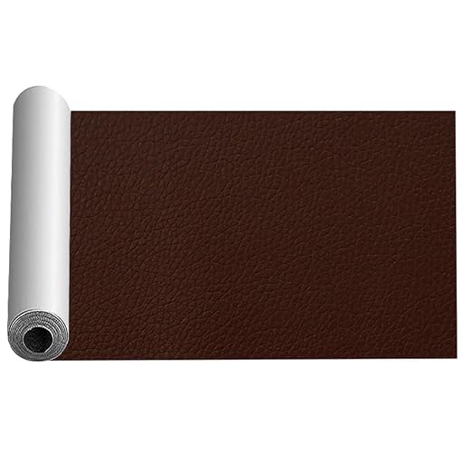 Dark Brown Leather Repair Tape Kit,7.9x59 in Repair Kit for Furniture,Car Seat, Couch,Upgraded Strong Self Adhesive Leather Patch for Sofas,Furnitures