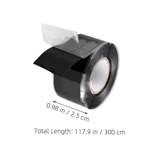 Leak Sealant Tape for Pipes Heavy Duty Adhesive Pipe Repair Tape Self-Sealing for Plumbing Insulation Outdoor Use