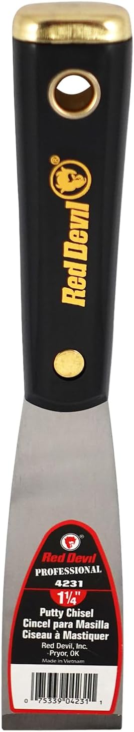 Red Devil 4231 1 1/4" Putty Chisel