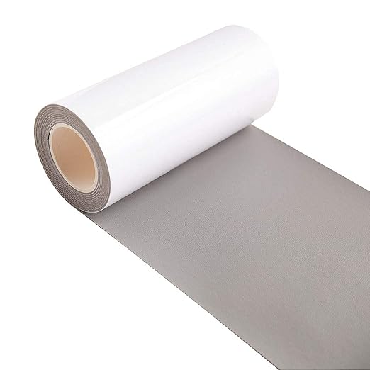 Leather Repair Patch Kit Light Gray 4 x 60 inch Leather Repair Tape Self Adhesive Patch for Furniture, Couch, Sofa, Car Seats Computer Chair First Aid Vinyl Repair Kit