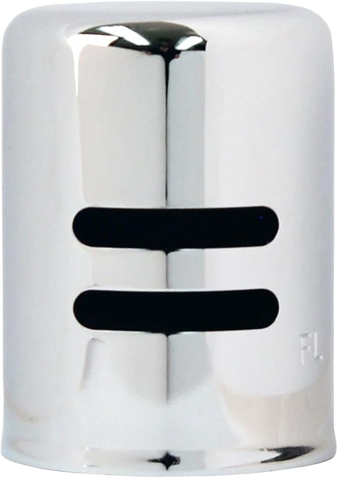Westbrass D201-26 1-5/8" x 2-1/4" Solid Brass Air Gap Cap Only, Non-Skirted, Polished Chrome
