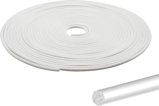 20FT Backer Rod 1/8 inch, White Rubber Caulk Saver, Concrete Expansion Joint Filler, Weather Strip Seal for Gaps and Joints