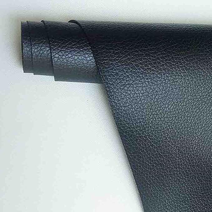 Leather Repair Patch Large Self-Adhesive Leather Repair Tape, Reupholster Leather Patches for Furniture Couch Chairs Car Seat (Black,19x50 inch)