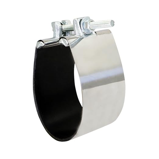 Highcraft Pipe Repair Clamp 6'', IPS Single Bolt, 3” Long, Stainless Steel