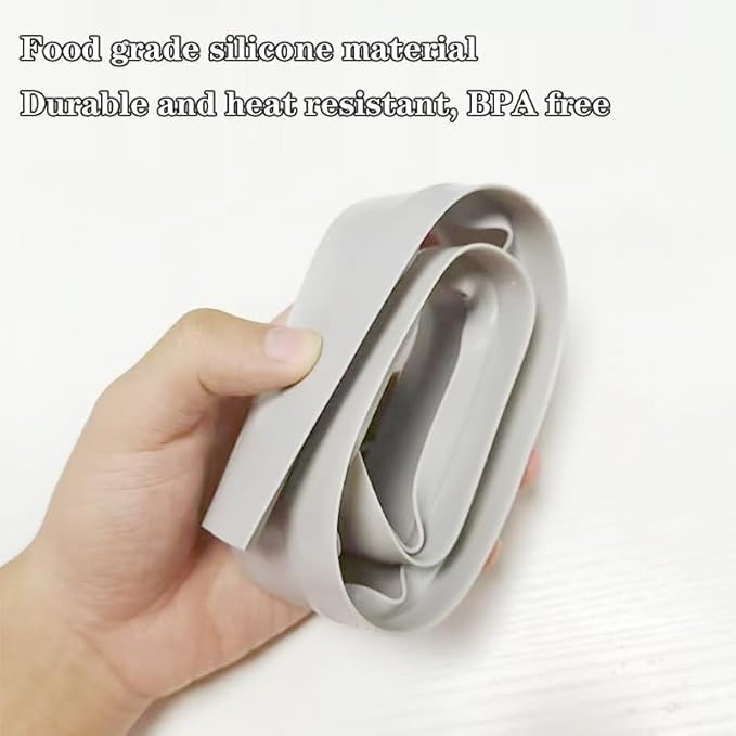 2 Pack Flexible Kitchen Stove Gap Covers, Silicone Gap Fillers Between Counter and Stovetop,Washer, Oven, Dryer, Easy to Wipe, Food grade silicone material (White,21in)