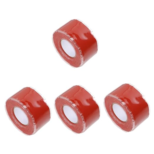 Alipis 4pcs Pipe Sealing Tape Sealant for Emergency Repairs Self-Adhesive Flexible for Plumbing Faucet Leaks and Heating Joints