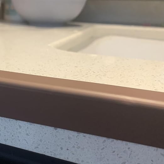 3 Rolls Self-Adhesive Caulk Tape - Waterproof Peel and Stick Sealing Strip (1.5"x10.5 Ft, Brown) for Bathtub, Shower, Sink, Toilet Edge Protector & Kitchen Countertop - No Mess Alternative to Caulking