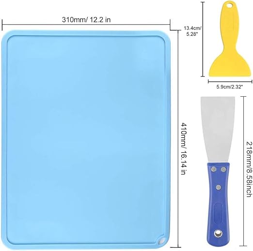 Resin 3D Printer Tool Kit Clean Accessories with Plier, File, Tweezer, Trimmer Pen, Resin Filter, Scraper, Plastic Remove Tool, Silicone Mat for SLA DLP LCD 3D Printer Accessories