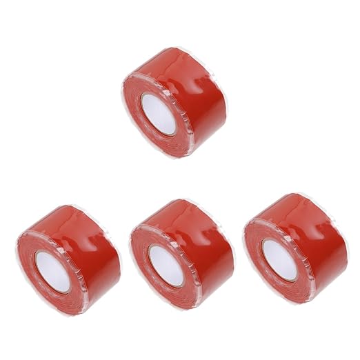 Cabilock 4pcs Pipe Sealant Tape Flexible PVC Leak Repair Tape for Plumbing Self-Adhesive and Airtight for Home and Emergency Repairs