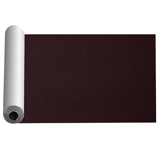 Dark Coffee Leather Repair Tape Kit,7.9x59 in Repair Kit for Furniture,Car Seat, Couch,Upgraded Strong Self Adhesive Leather Patch for Sofas,Furnitures