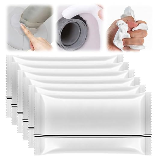 Upgrade Waterproof Sealant Mastic,Quick Mending Mud for Drain Connection,Waterproof Repair Sealing Clay Sealant Drain Connection Wall Air Conditioning Hole (6PC)