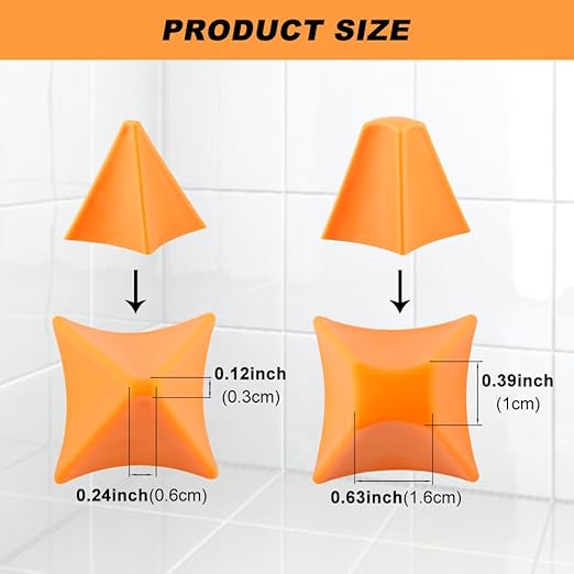 2 PCS Silicone Seam Tool Silicone Caulking Tool, Caulk Applicator, Easy to Use and Reusable Caulking Applicator Finishing Tool for Kitchen, Bathroom, Joint