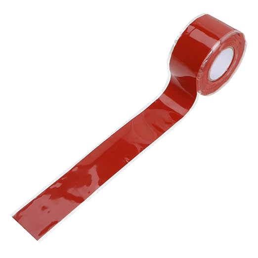 Silicone Rubber Pipe Sealing Tape for PVC Ppr Metal Plumbing Repairs Flexible Self Adhesive Leak Repair Tape for Emergency and Routine Maintenance Red