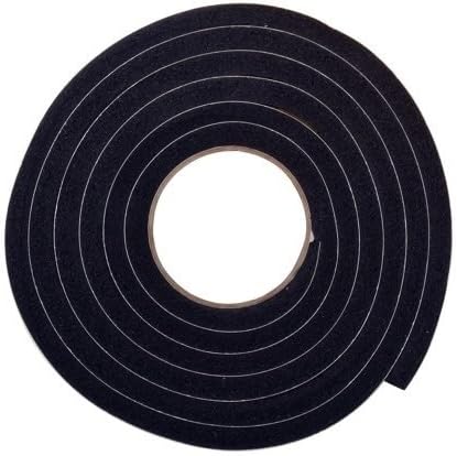 Frost King Vinyl Foam Tape - Closed Cell - Moderate Compression, 3/8" W, 3/16" Thick, 17' L, Grey, 2 Pack