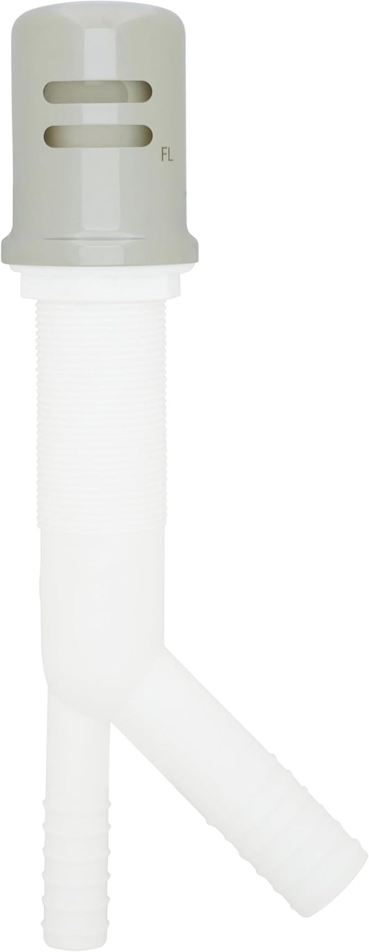 Westbrass A200-1-05 1-3/4" x 2-3/4" Solid Brass Air Gap Cap Kit, Skirted, Polished Nickel