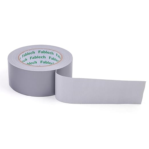 3-Pack Duct Tape Heavy Duty, 9 Mil Thickness, 2 Inch x 30 Yards, Waterproof Strong Adhesive, Flexible,No Residue, Tear by Hand, Multi-Use for Repairs, DIY, Industrial & Home (Silver)