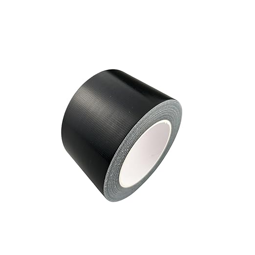 Multi-Purpose Duct Tape 2 Inch x 33 Yards, Heavy Duty, Waterproof, Great for Repairs, Packaging, Arts Crafts and DIY Projects (Black)