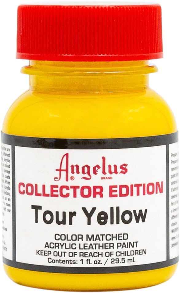 Angelus Collector Leather Paint 1 oz Tour Yellow