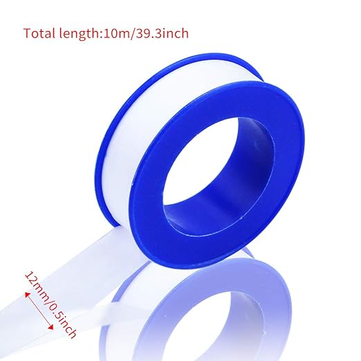 30 Pieces 1/2 Inch Teflon Tape Industrial Thread Seal Tapes Plumbing Waterproof Seal Tape for Plumber, Air Head, Thread Pipe, 1/2 x 394 Inch