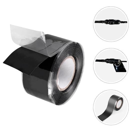 Mobestech 3.0m High-Temperature Resistant Pipe Sealing Tape Self-fusing Leak Repair Tape for Outdoor Plumbing Silicone Adhesive for Emergency Pipe Fixes
