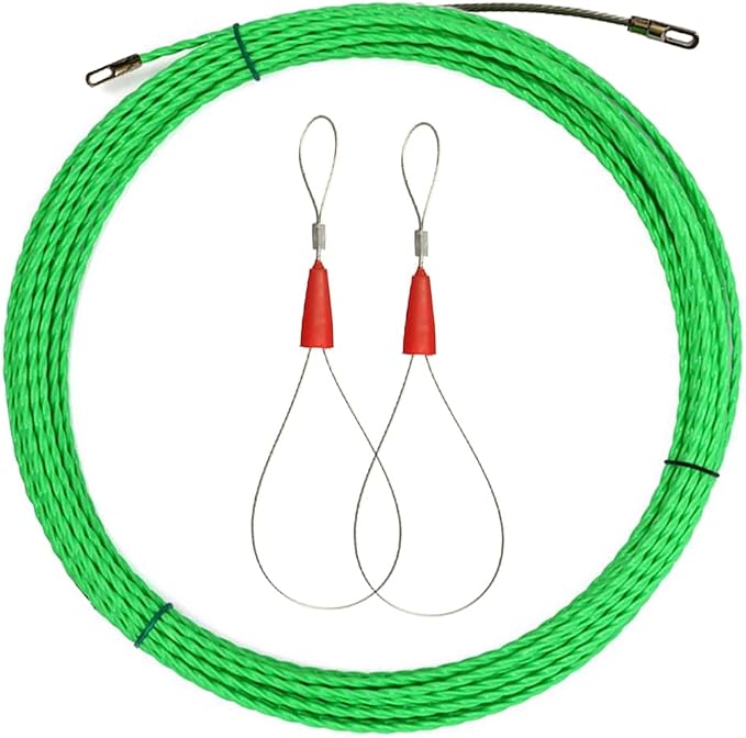 15M Fish Tape Cable Puller Wire Puller Pulling Fish Tape Puller Through Wall Wire Threader Fish