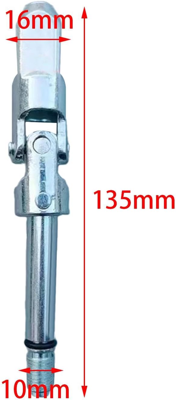 Horizontal Jack Universal Joint Jacks Tool Oil Seal Floor Jack Rebuild Kits Metal Dustproof Tool Accessories U-Joint for Jack, 135mm