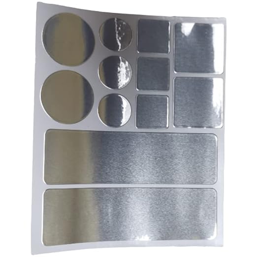 12PCS Professional Aluminum Patch Repair Leaking Kit for Kitchen Cooking Pots Stock Soup Pot and Pans Cookware, Strong High Temperature Resistant Patch for Metal or Plastic Pail Bucket (1)