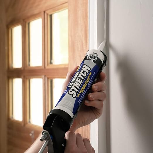 DAP Extreme Stretch Acrylic Urethane Premium Elastomeric Sealant,White,10.1 Oz (7079818715),(Pack of 2)